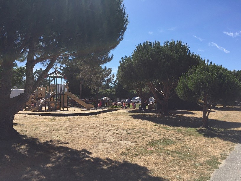 Spielplatz auf dem Costanoa Koa Campground