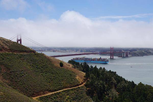 Ausblick auf die Golden Gate Bridge