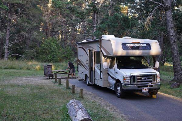 Unser Stellplatz im Salt Point State Park