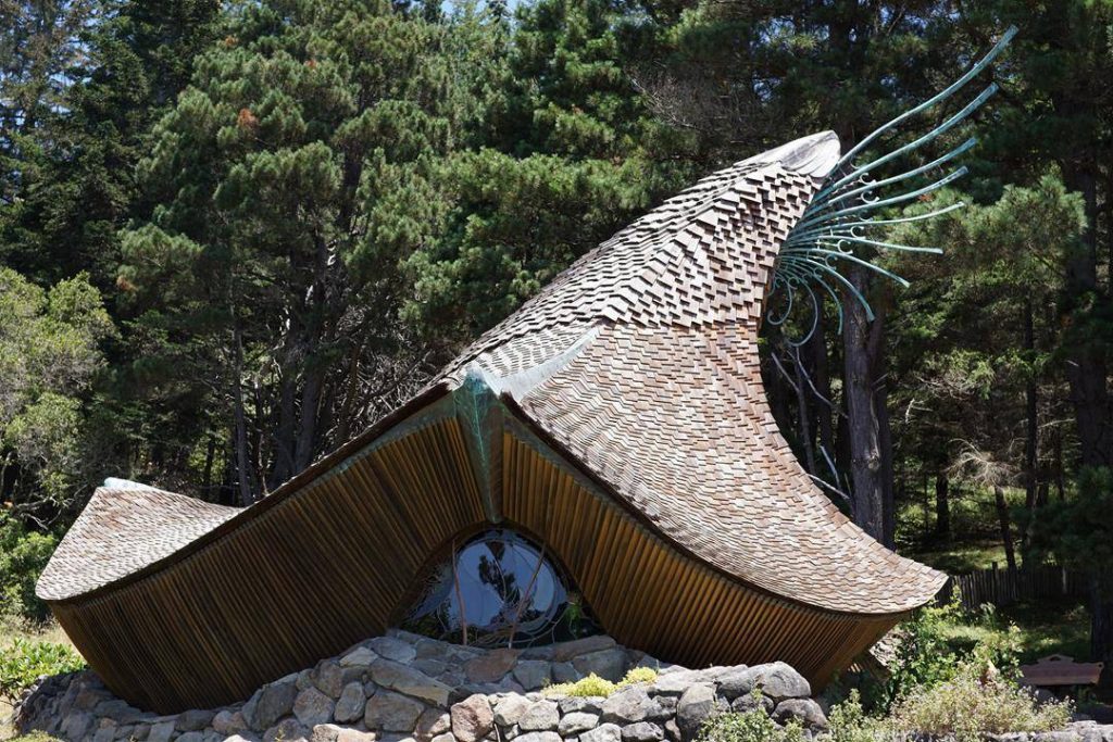 Die Sea Ranch Chapel in Gualala - eine Kapelle in Wellenform