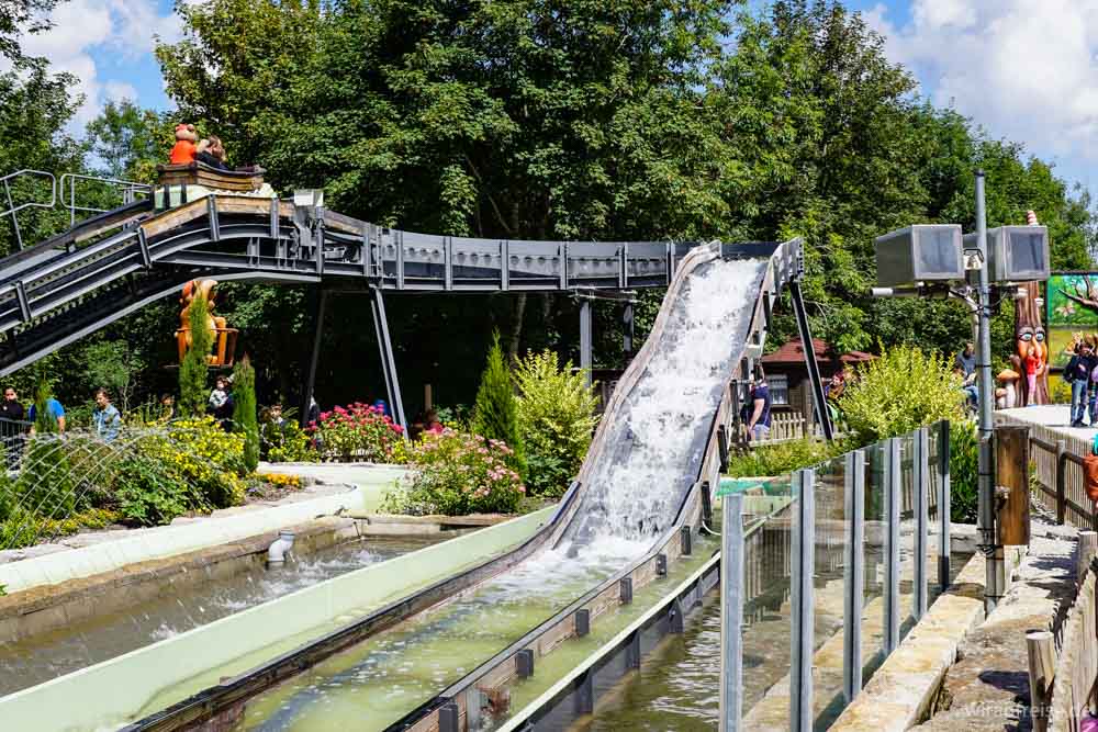 Schwäbische Alb mit Kindern Wasserrutschbahn im Traumland