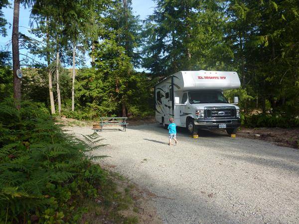 Wohnmobil Rundreise über Vancouver Island mit Kleinkind