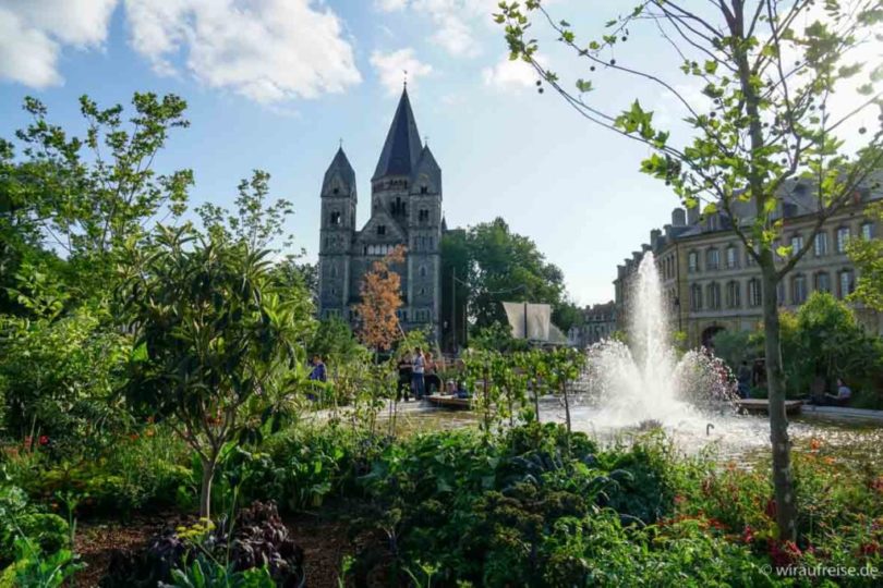 Gartenausstellung im Zentrum von Metz