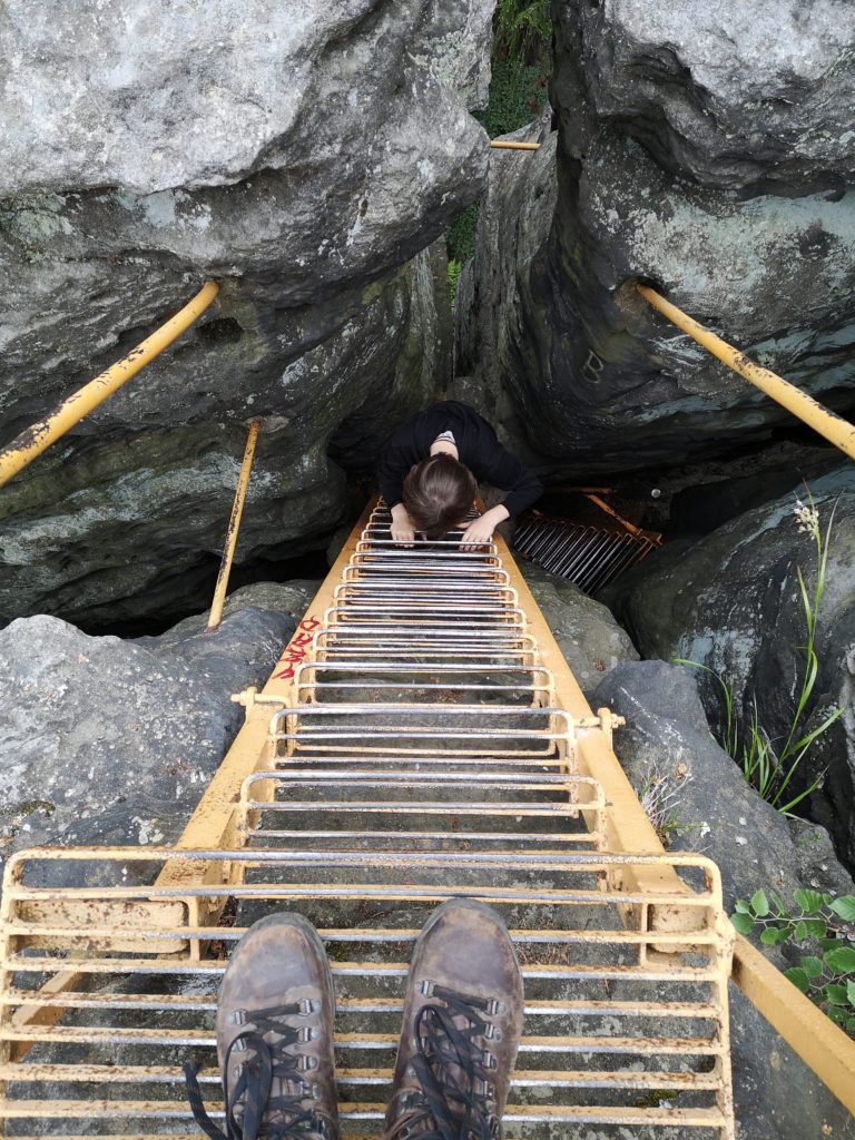 Stiegen in der Sächsischen Schweiz Bielatal