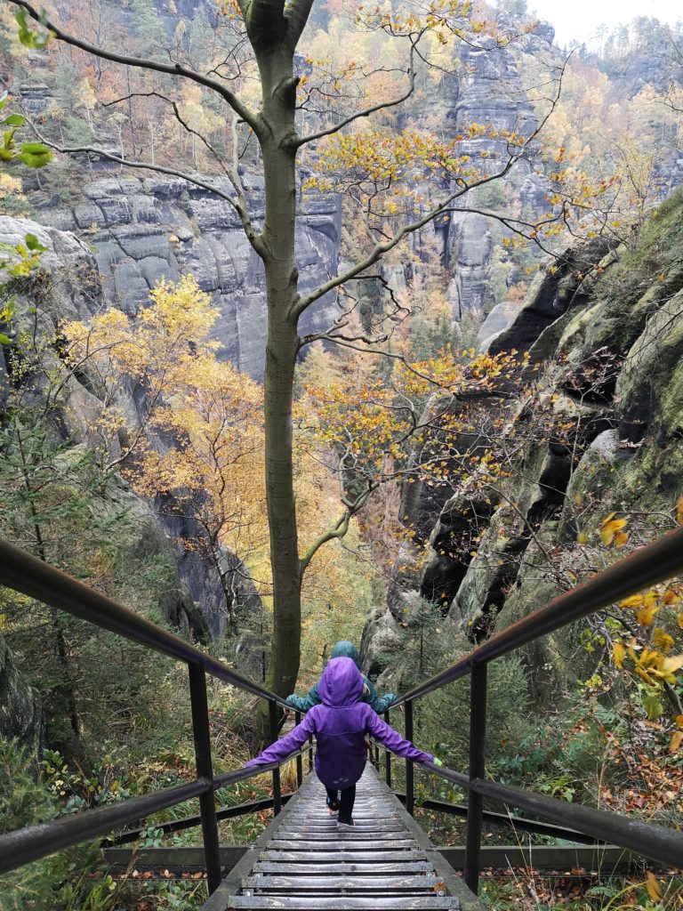 Stiegen in der Sächsischen Schweiz Heilige Stiege