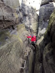 Stiegen in der Sächsischen Schweiz Häntzschelstiege