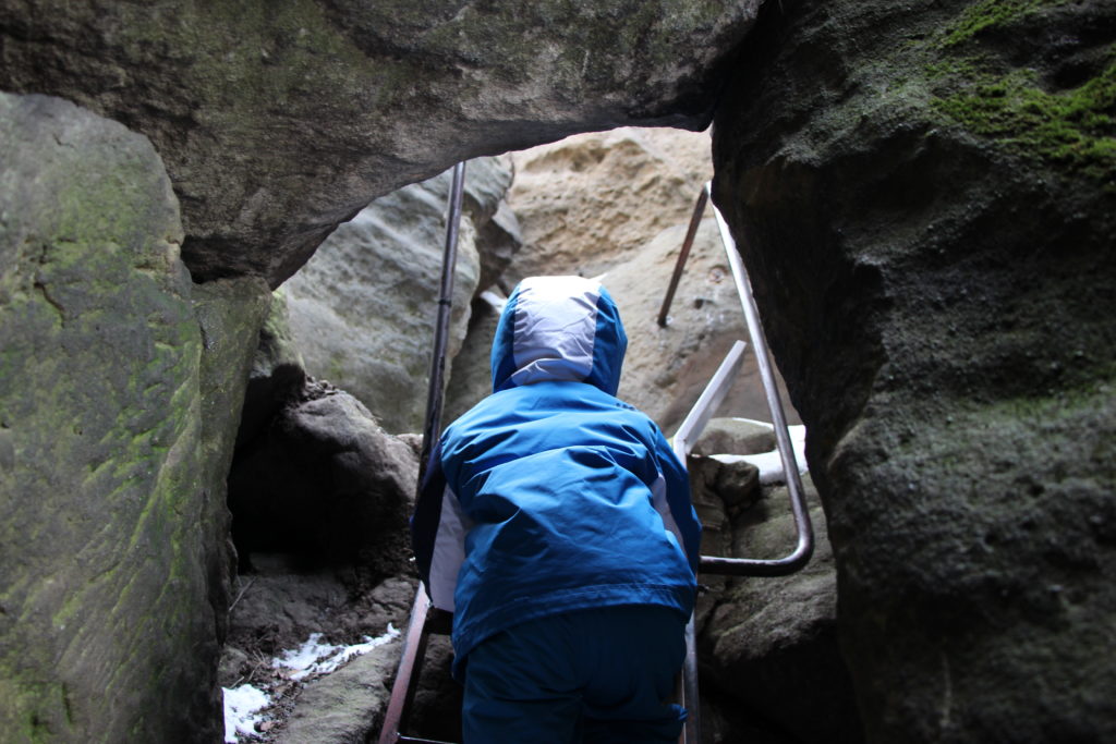 Stiegen in der Sächsischen Schweiz Nadelöhr