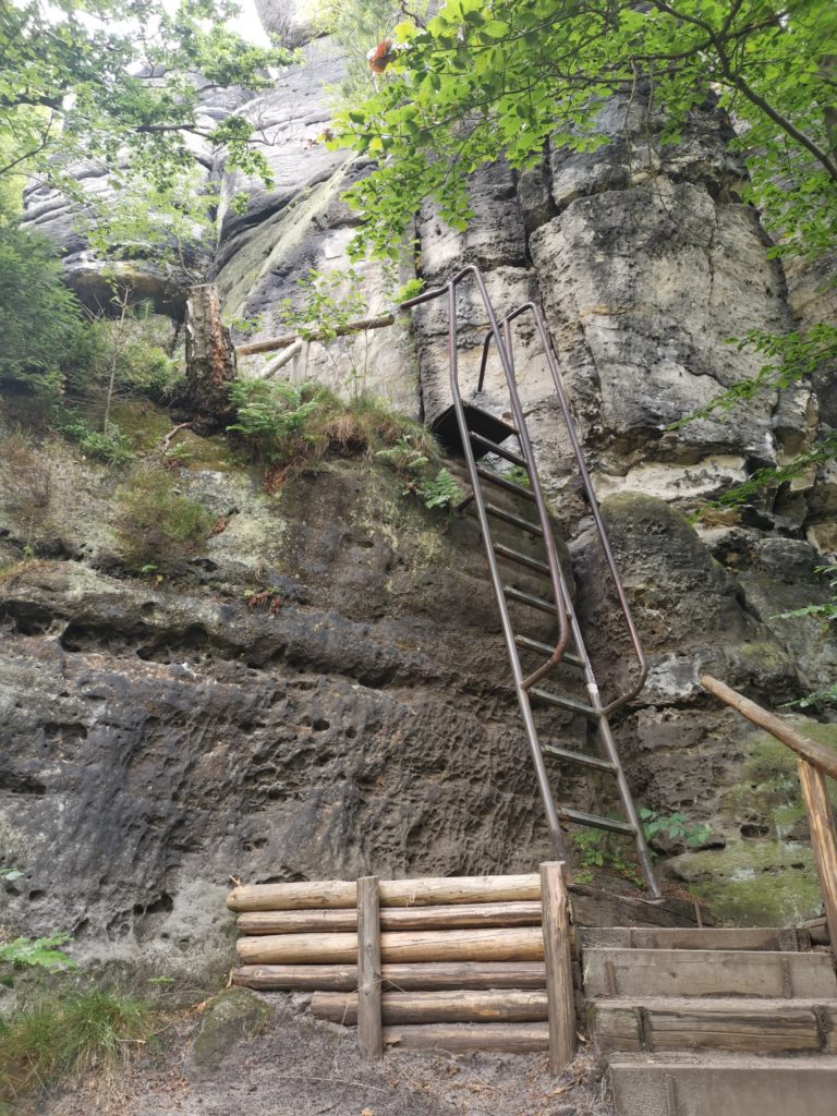 Stiegen in der Sächsischen Schweiz