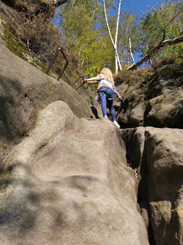 Stiegen in der Sächsischen Schweiz Rotkehlchenstiege