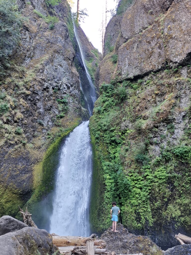 Wahclella Falls in der Columbia River Gorge