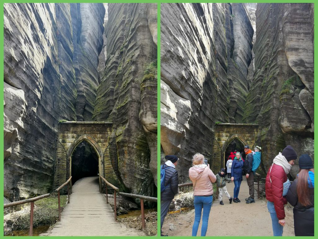 Adersbach-Weckelsdorfer Felsenstadt: ein Märchenland in Tschechien 43 Adersbacher Felsenstadt Felsentor