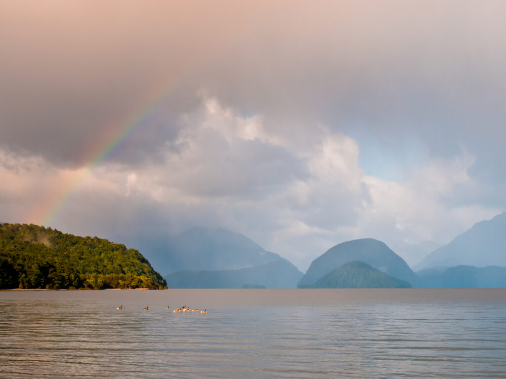Lake Manapouri Rainbow