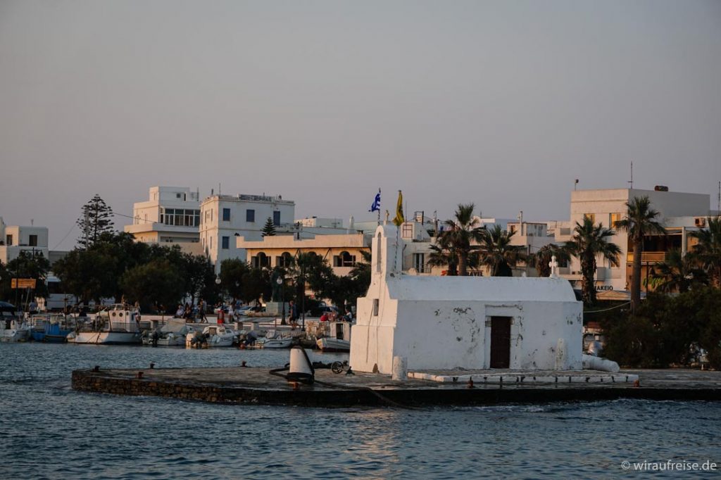 Naxos Kapelle am Hafen