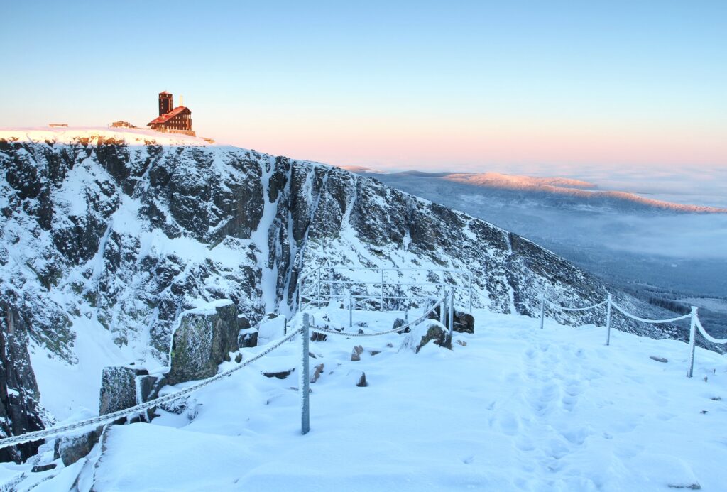 Tschechien im Winter Riesengebirge