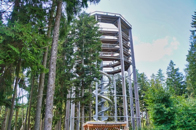 Tschechien mit Kindern Lipno Baumkronenpfad