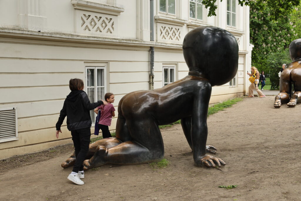 Prag mit Kindern David Cerny