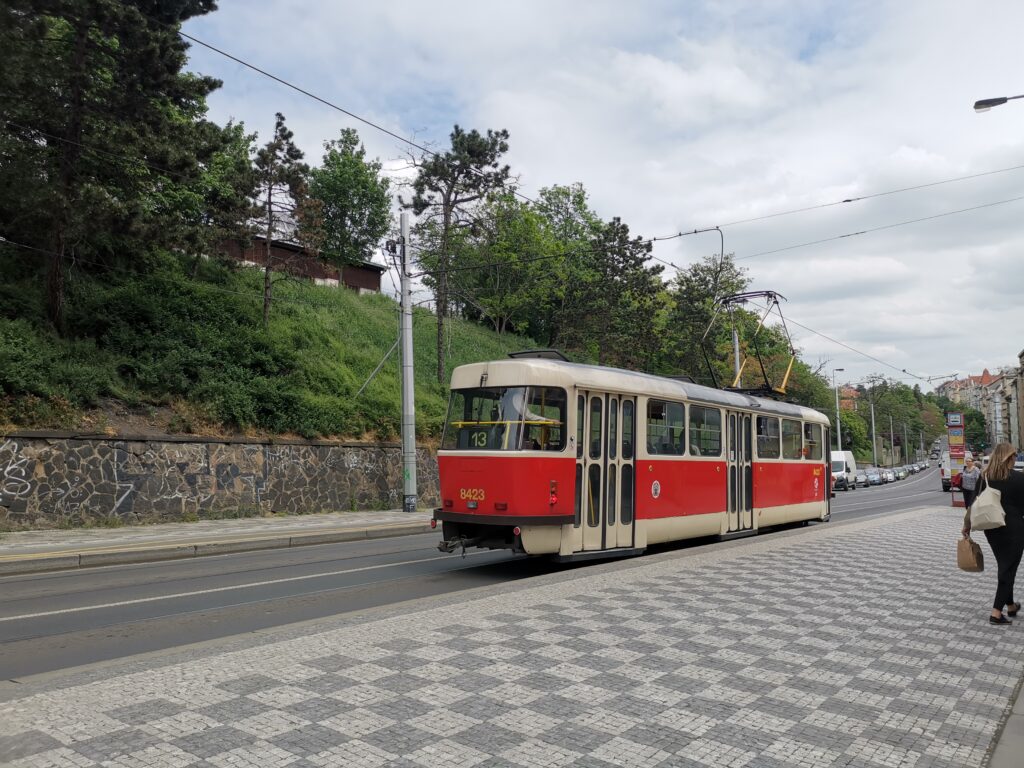 Prag mit Kindern Straßenbahn