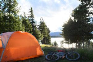 Neuseeland mit Fahrrad und Kind