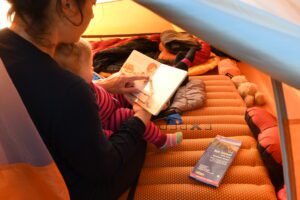 Neuseeland mit Fahrrad und Kind