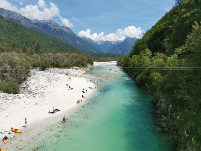 Soca-Tal in Slowenien Bovec