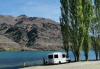 Maui Camper am Clutha River Neuseeland