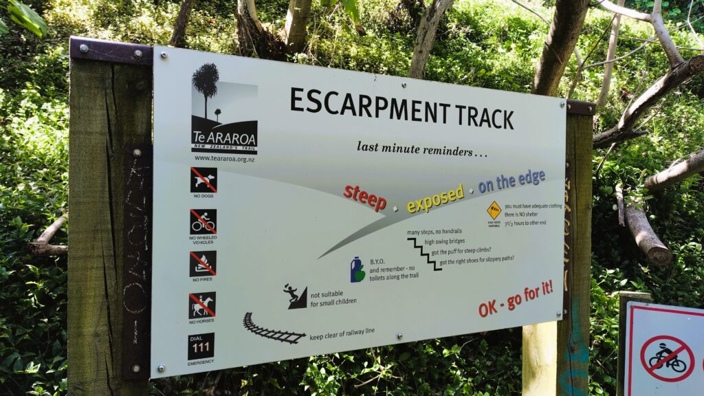 Escarpment Track bei Wellington Neuseeland