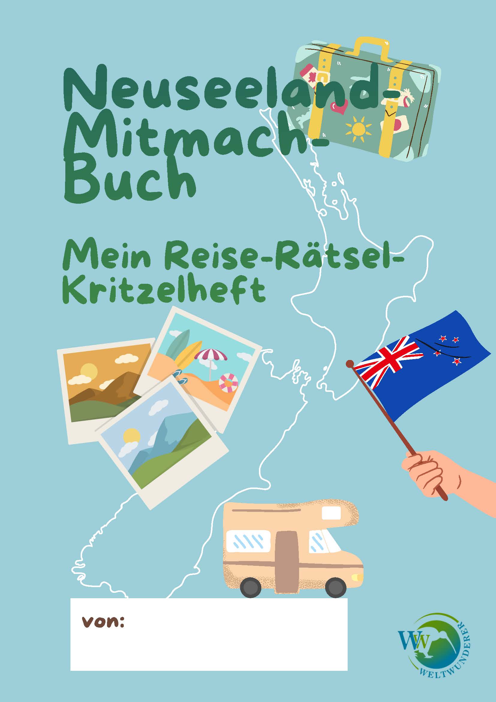 Dein Neuseeland-Mitmach-Buch: ein Reise-Rätsel-Kritzelbuch zum Ausdrucken - 10 Tester gesucht! 12